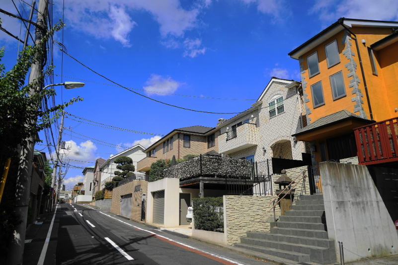 上大崎・池田山エリアの住宅街