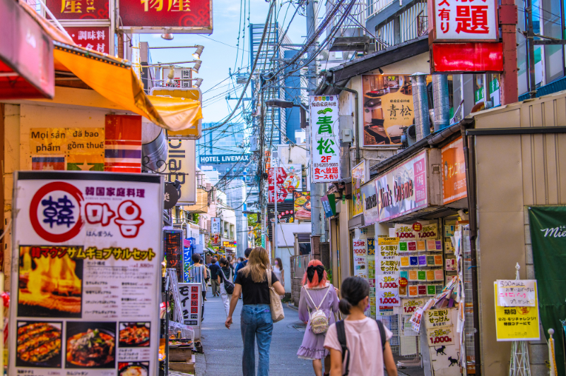 新大久保の路地