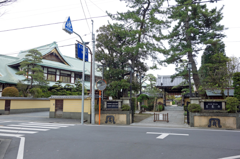 江戸川区東小岩の善養寺（不動門と影向殿）