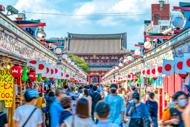 浅草寺・仲見世商店街