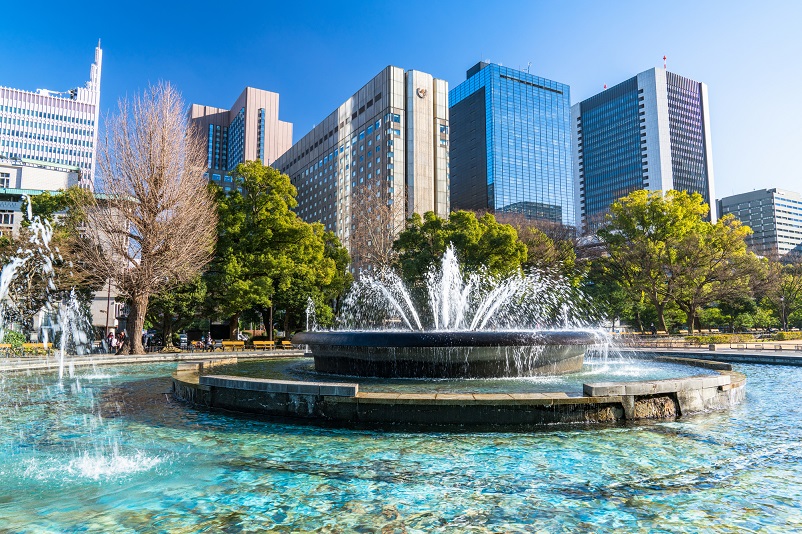 日比谷公園の噴水