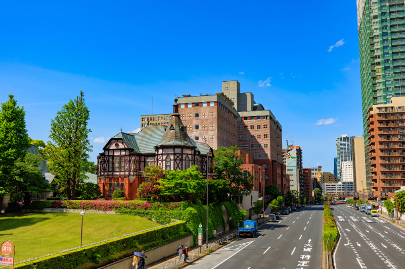 高輪エリアの風景