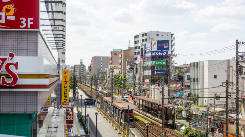 町屋駅周辺