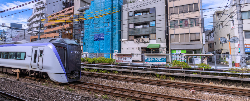 東中野駅周辺の街並み