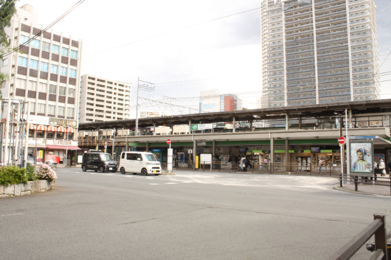 JR金町駅　北口　駅前商店街