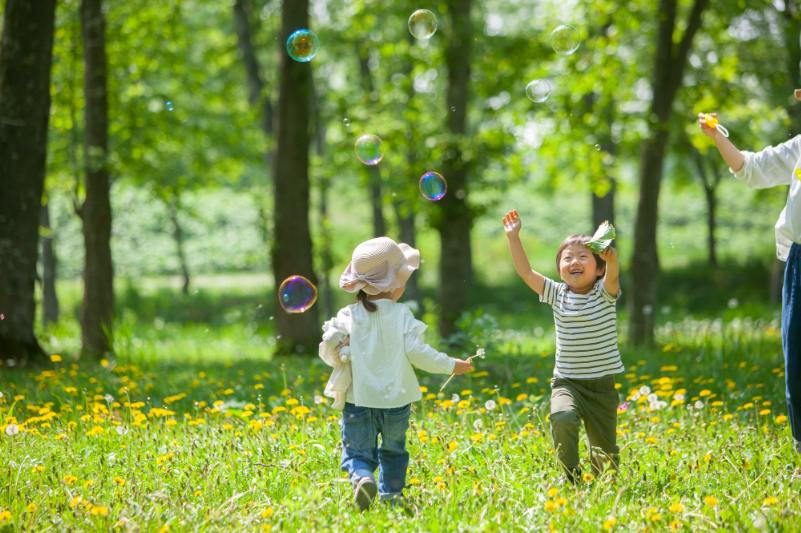 公園の親子のイメージ