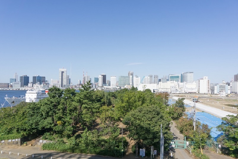 晴海ふ頭公園の景色