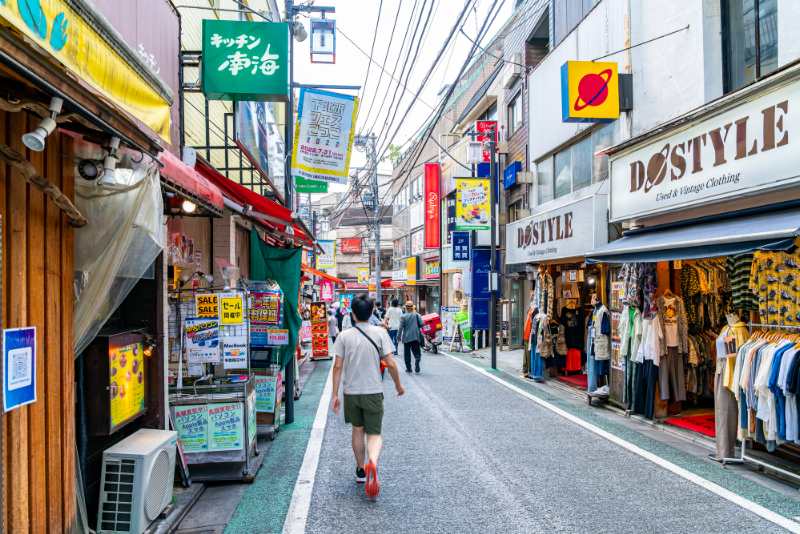 下北沢の街並み