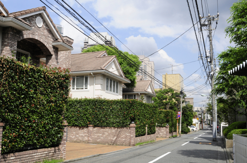 上大崎・池田山エリアの住宅街