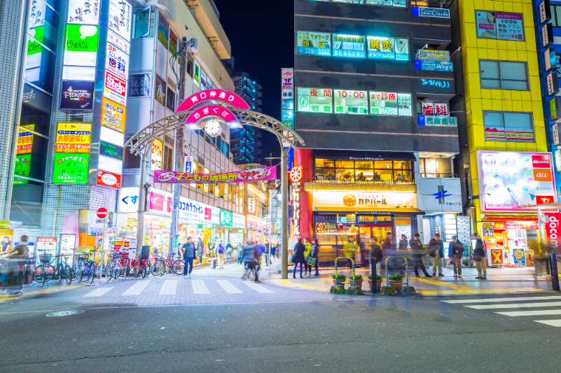 荻窪駅南口駅前の風景